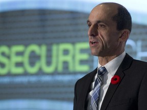 Public Safety and Emergency Preparedness Minister Steven Blaney speaks at a security conference in Ottawa, Tuesday November 4, 2014.