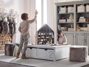 The traditional play table gets a modern take at Restoration Hardware Baby & Child, offering functional storage and lots of room to get creative while still blending with the rest of the home.