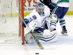 Ryan Miller won 10 of his first 11 games with the Vancouver Canucks.