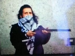 ISIS Media account posted a picture Wednesday, October 22, 2014 , claiming to show Michael Zehaf-Bibeau, the dead Ottawa Parliament Hill shooting suspect.  (Twitter) ORG XMIT: POS1410221636230109