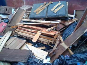 The organ was in a city depot on Fallowfield Road when it was saved from destruction, but it was already in pieces.