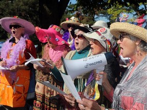 The Raging Grannies protest group has posted a video of their perceived offences by the federal government.