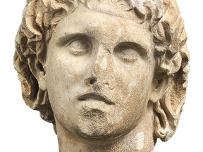 This bust of Alexander the Great will be part of the exhibition.