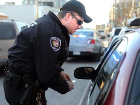 An officer from the Ottawa Police Service.