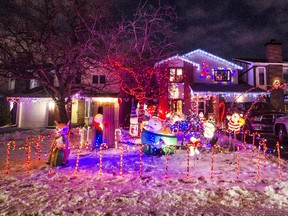Each year, a few more decorations find their way onto Kailee Wise's house on Taffy Lane in Orléans.