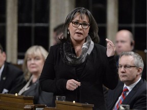 Environment Minister Leona Aglukkaq speaks during question period in the House of Commons on Parliament Hill in Ottawa, Tuesday Dec. 2, 2014.