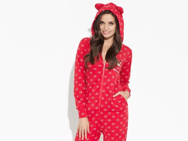 For the lounger:  Onesie Pjs from La Vie En Rose, $49.95