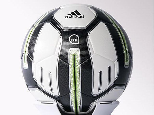 For the soccer buff: miCoach Soccer Ball, $330 from Adidas.