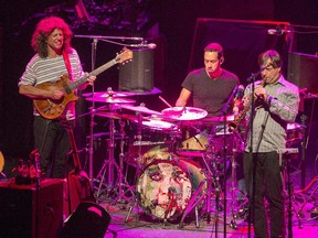 Guitarist Pat Metheny, with drummer Antonio Sanchez and saxophonist Chris Potter, in concert at Centrepointe Theatre.