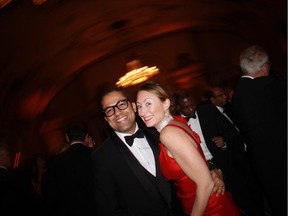 Julio Alejandro Rodriguez Velez, counsellor at the Embassy of the Dominican Republic and his wife, Natalia Cacho, take to the dance floor at the Ottawa Diplomatic Association's annual ball.