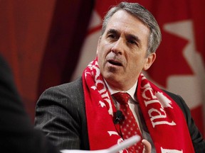 David Bertschi takes part in a Liberal leadership debate in Winnipeg, on Feb. 2, 2013