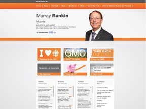 Website for NDP MP Murray Rankin.