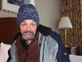 An Ottawa homeless man — who asked to be named only as Kevin — is spending the holidays in a hotel with his wife, thanks to the generosity of a pair of Ottawans.