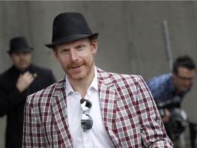 Daniel Alfredsson as he boards a train to Montreal for a game against the Canadiens as a member of the Ottawa Senators.