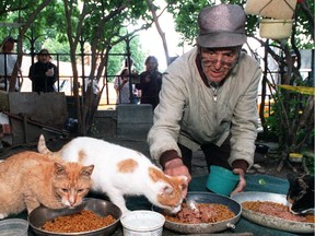 Rene Chartrand, catman of Parliament Hill