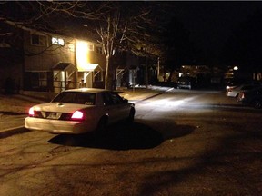 Scene of the city's 49th shooting on Elmira Drive on Wednesday.