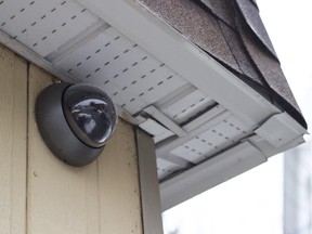 Security cameras were installed Wednesday at the Michele Heights community housing complex.