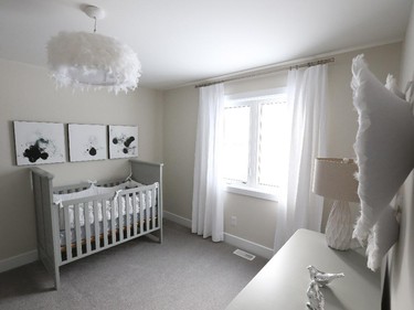 A third bedroom as a nursery in the Lakefield.