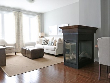 A wood-burning fireplace has great ambience, but gas or electric are more economical to install.