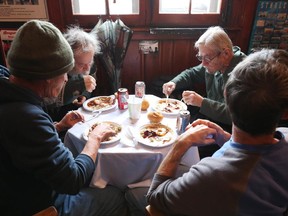 A Christmas Day Meal thrown at the Carleton Tavern in 2014.