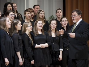 The University of Ottawa's Calixa Lavallé Choir, directed by Laurence Ewashko, will perform at the EU Christmas Concert.