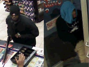 Ottawa police are seeking public assistance in locating these two suspects from a gas station holdup on Dec. 14