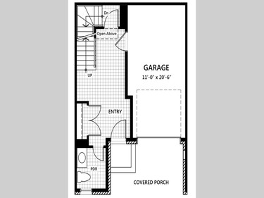 The ground floor of the Ashton includes an insulated storage area (as do all the models).
