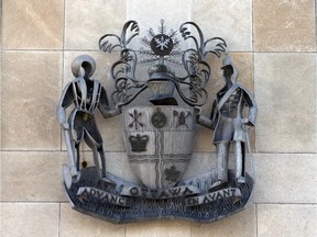 Sculpture of Ottawa's Coat of Arms on the Old City Hall building on Sussex Dr. The city is often seen as the David to the OMB's Goliath, but Randall Denley argues it is not that simple.