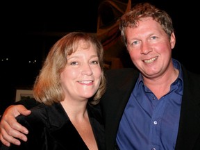 Mark Anderson and his wife Catherine Lindquist  in a 2008 photo.