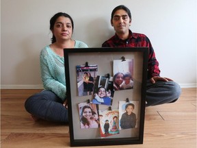 Aman Sood (R) and Bhavna Bajaj have permanent resident status in Canada but unfortunately, they are not allowed to bring their 3 1/2 years old son into Canada.