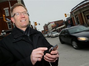 Bruce Wolfgram loves the Uber app and taxi service. He thinks government should get out of the way when it comes to allowing this kind of service in the city.