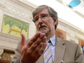Privacy commissioner nominee Daniel Therrien arrives at a Commons access to information committee in Ottawa on Tuesday June 3, 2014. Canada's privacy czar says all businesses, especially those operating online, should be upfront about their privacy practices with customers.