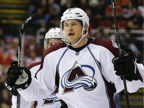Colorado Avalanche defenceman Erik Johnson had matched a career single-season high with 10 goals through his first 38 games.