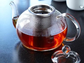 The Williams-Sonoma teapot is $62.39 at williams-sonoma.com.