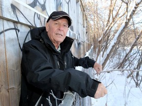John Guttmann, 74, has had the fence at the back of his property tagged by vandals for the third time, and the City of Ottawa has moved up the deadline for him to clean it up.