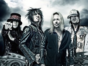 Mötley Crüe are, from left, Mick Mars, Nikki Sixx, Vince Neil and Tommy Lee.
