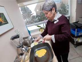 Retired Citizen editor Sheila Brady makes breakfast and offers caring  and compassion as a hospice volunteer.