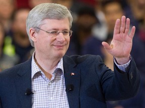 Prime Minister Stephen Harper talked about his anti-terrorism legislation on Thursday in B.C.
