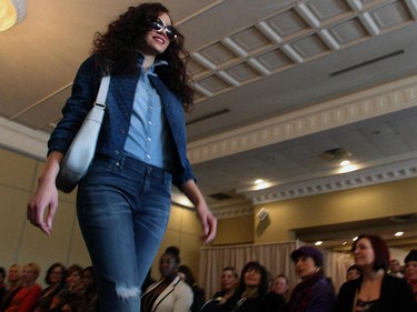 The Revive Your Style fundraiser for breast health held Sunday, January 25, 2015, at the Sala San Marco, featured a fashion show with clothes that are affordable and easy to wear.
