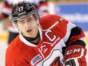 Travis Konecny, seen in a file photo, scored his 18th goal of the season in a 5-2 loss to Kingston.