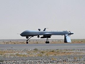 File photo of a US Predator unmanned drone.