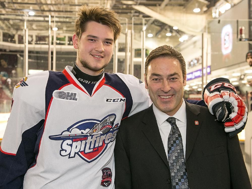 Windsor Spitfires hockey team visit their transformed rink