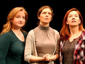 The cast of Marion Bridge:
Cindy Beaton, Shawna Pasini and Robin Guy.