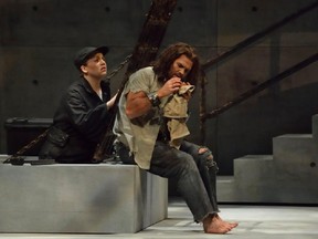 0218 opera

Ileana Montalbetti (Leonore) and David Pomeroy (Florestan) appeared in the Manitoba Opera Company's version of Fidelio.