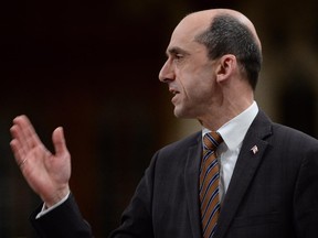 Public Safety Minister Steven Blaney answers a question during Question Period in the House of Commons in Ottawa on Tuesday, Feb. 17, 2015.