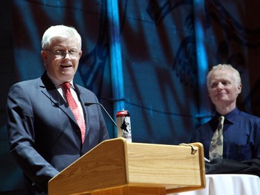 British High Commissioner Howard Drake gave some brief remarks at a special dinner organized by the Macdonald-Laurier Institute on Wednesday, February 18, 2015, at the Canadian Museum of History in honour of the 200th anniversary of Sir John A. Macdonald's birthdate.