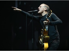 Bryan Adams in concert at Canadian Tire Centre for his Reckless 30th Anniversary Tour, February 20, 2015.   (Jean Levac/ Ottawa Citizen)