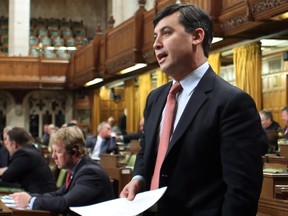 Conservative MP Michael Chong speaks during question period in the House of Commons on Parliament Hill in Ottawa on Monday, April 7, 2014.