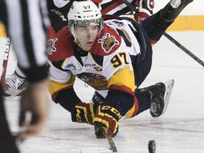 Erie Otters star Connor McDavid picked up three assists in a 7-2 win over the host Ottawa 67's on Sunday, Feb. 1, 2015.