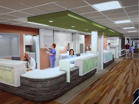 Artist's rendering of the new Acute Care of the Elderly (ACE) Unit, being built at the Queensway Carleton Hospital.